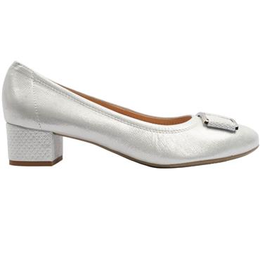 BIOECO 5632 2103 2763 HEELED SHOE - SILVER